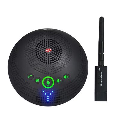 Microphone de conférence professionnel SQ-M13B 2.4G Microphone omnidirectionnel sans fil, capture à 360 degrés, audio haute définition et réduction du bruit