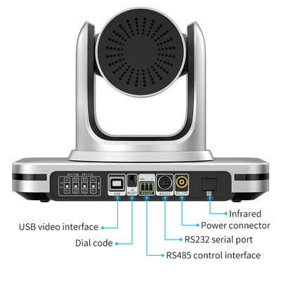 Résolution de réunion en salle de conférence USB PTZ Caméra de vidéoconférence pour réunion en zoom optique