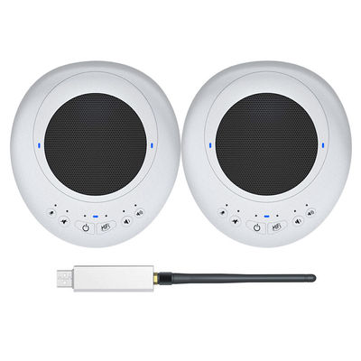Résolution de réunion en salle de conférence Vidéoconférence Microphone sans fil double 5.8G