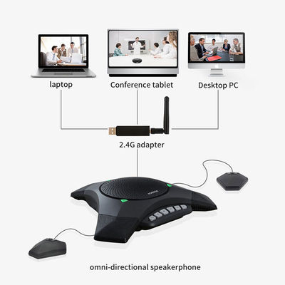 Conférence/microphone radio SQ-M4W HD Audio Omnidirectionnel